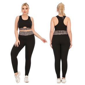 Workout Suits Plus Size Yoga Wear Tight-fitting Barbie Pants Sports Bra