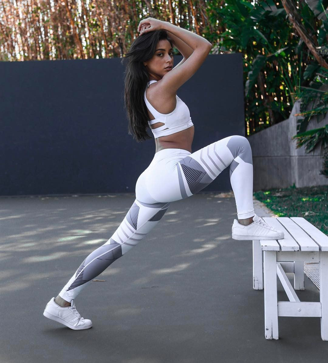 Reflective Detail Sport Yoga Pants