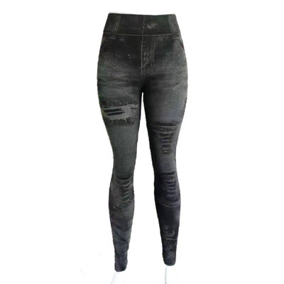 Ladies imitation cowboy leggings