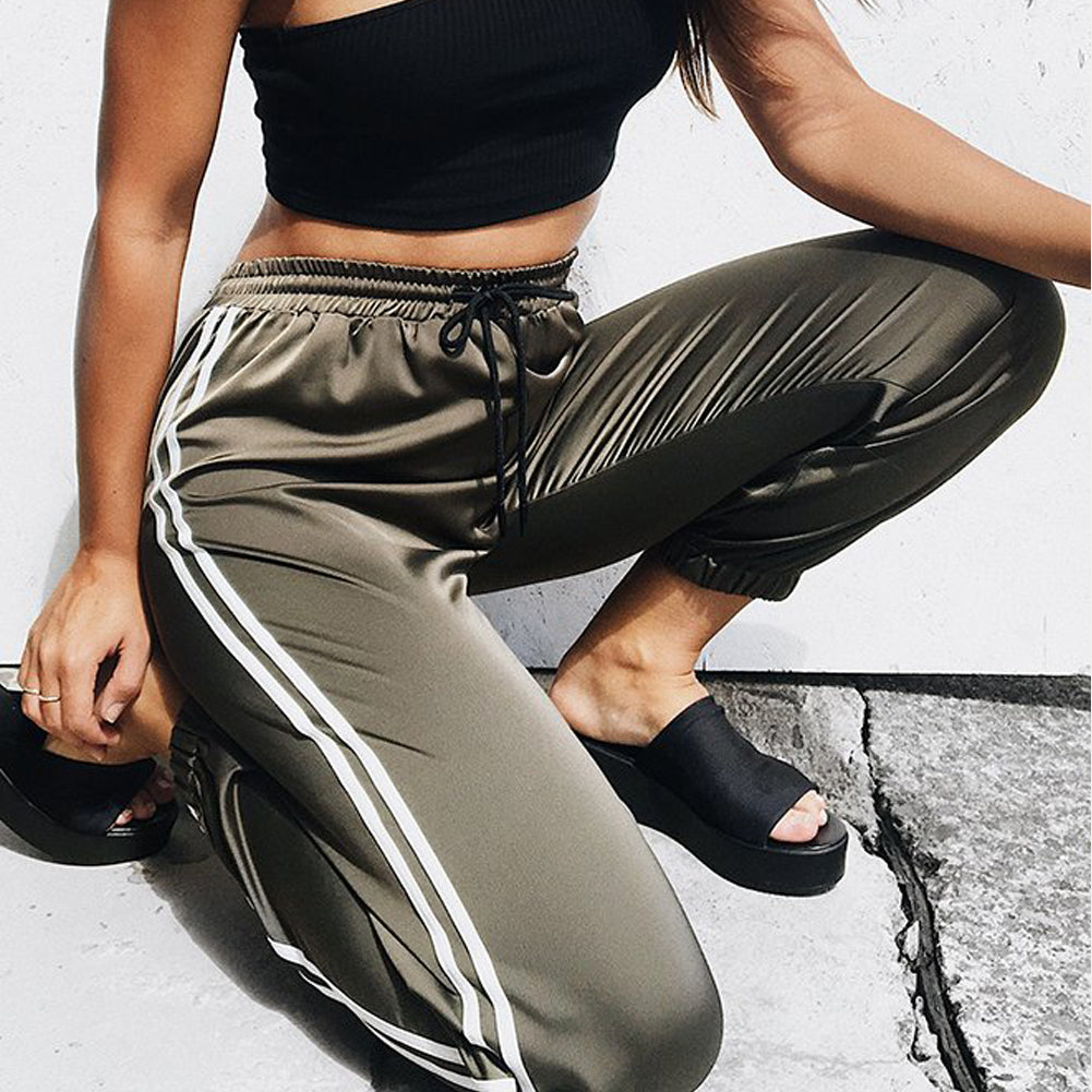 High-Waist Performance Jogger Pants