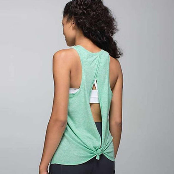 Women Backless Yoga Tank Top
