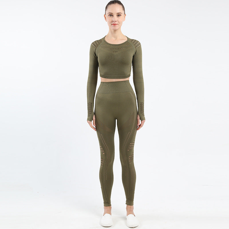 Long-Sleeve Yoga Set