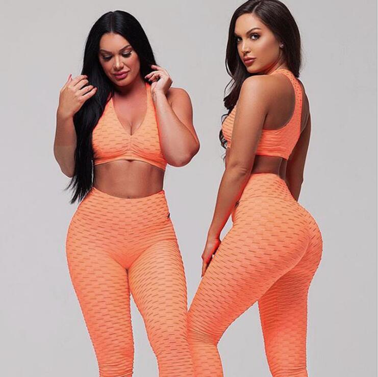 Jacquard Hip-Detail Fitness Set