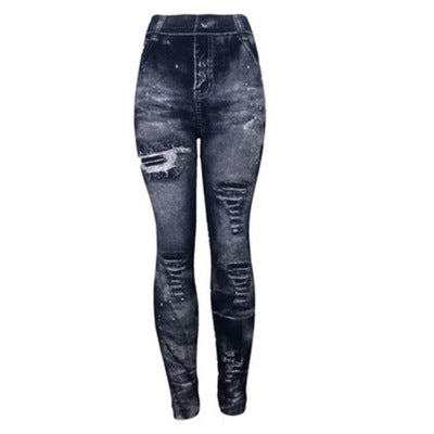 Ladies imitation cowboy leggings
