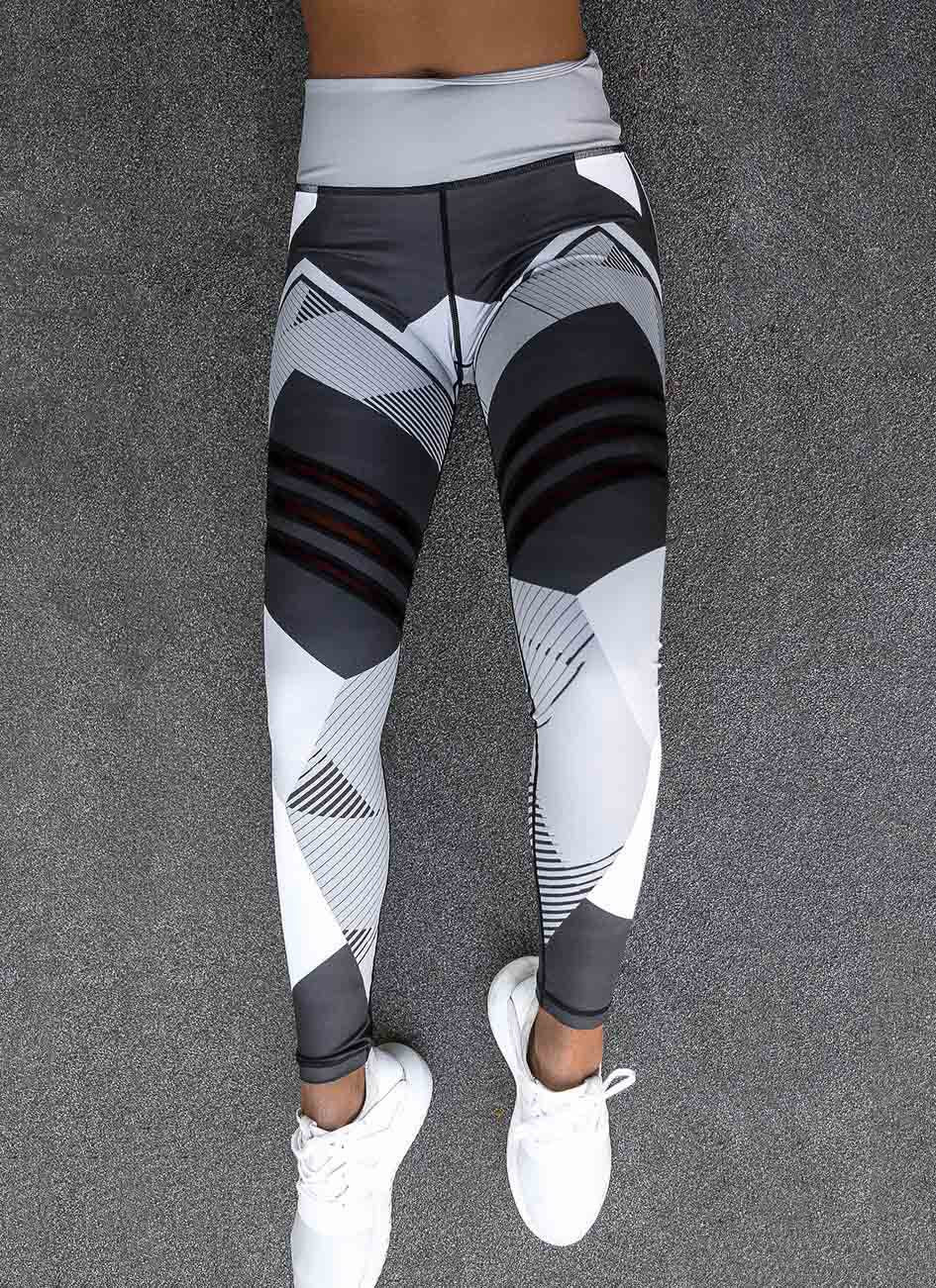 Reflective Detail Sport Yoga Pants