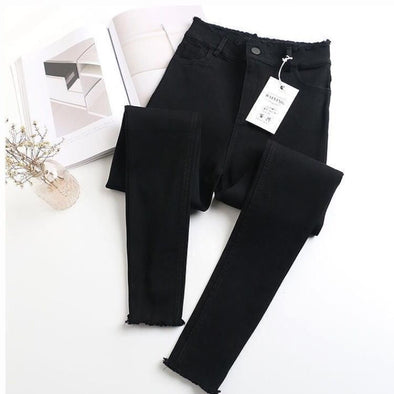 Women's Raw Edge Jeggings