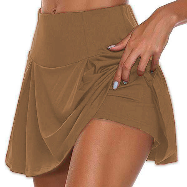 Faux Two-Piece Layered Leggings