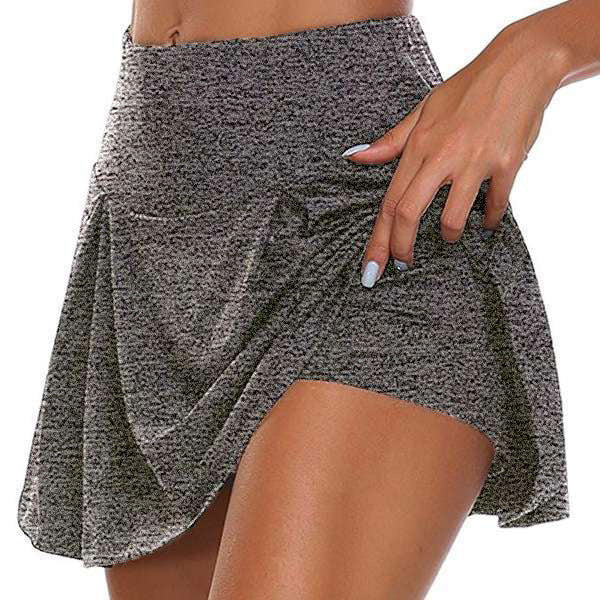 Faux Two-Piece Layered Leggings