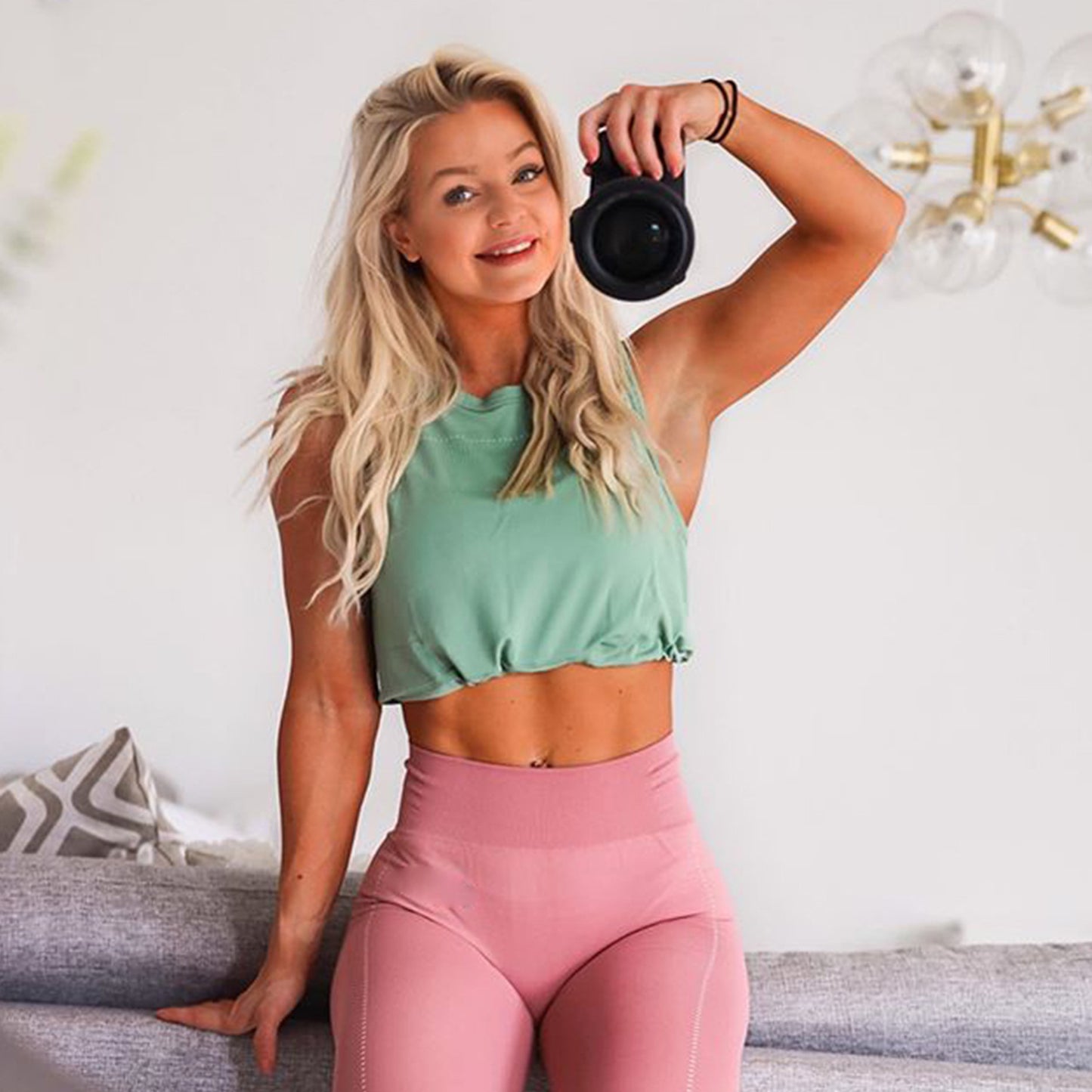 Seamless Relaxed-Fit Yoga Vest