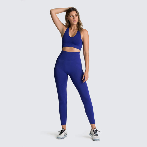 Women's Seamless Knit Hip Yoga Fitness Suit