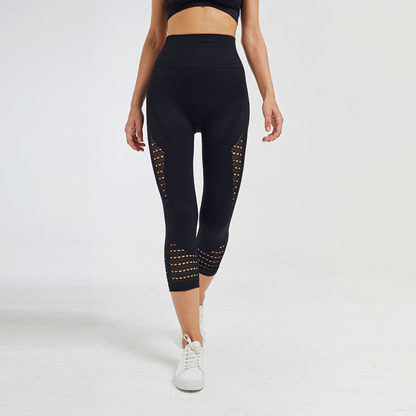 Women's High Waist Vented Cropped Pants