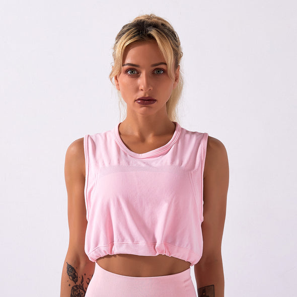 Women's Seamless Loose Yoga Vest