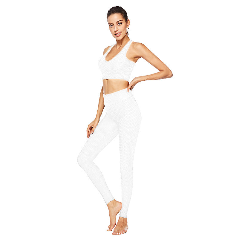 Jacquard Hip-Detail Fitness Set