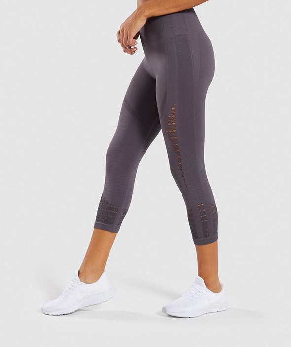 Women's High Waist Vented Cropped Pants