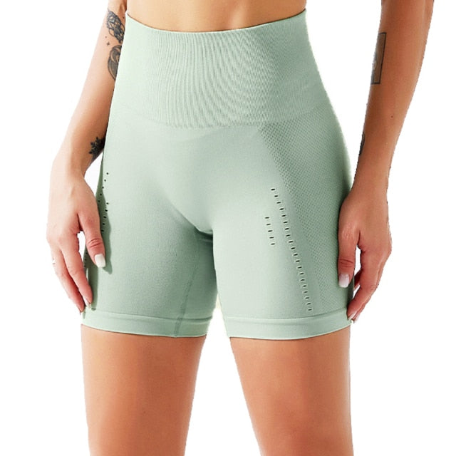 High-Waist Yoga Short 2-Piece Set